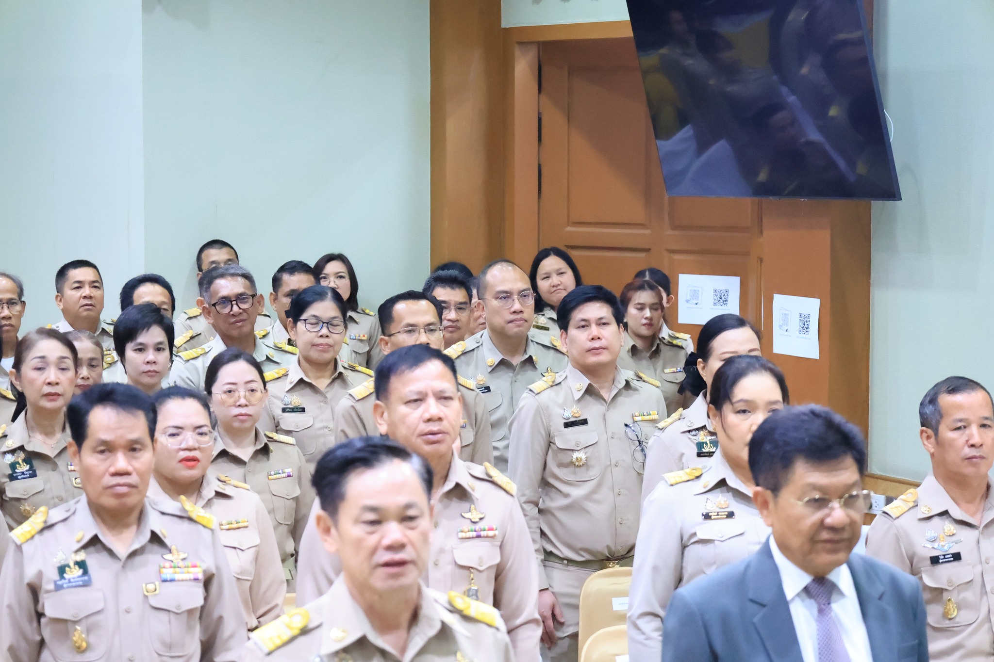 title - เลขาธิการ ส.ป.ก. นำทีมผู้บริหาร และเจ้าหน้าที่ ส.ป.ก. ประกาศเจตนารมณ์ตามนโยบาย No Gift Policy